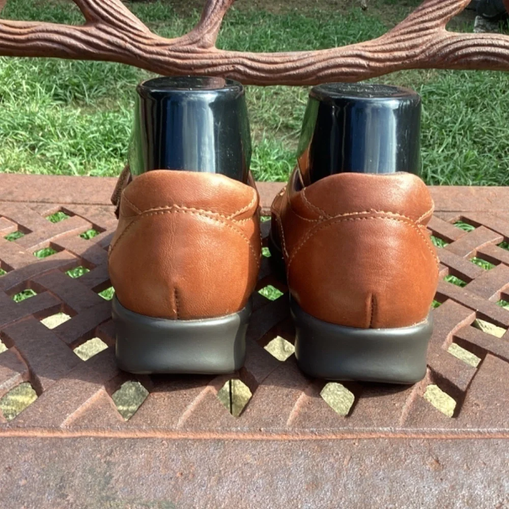 SAS Roamer Chestnut Walking Tripad Comfort Leather Loafer/Shoe